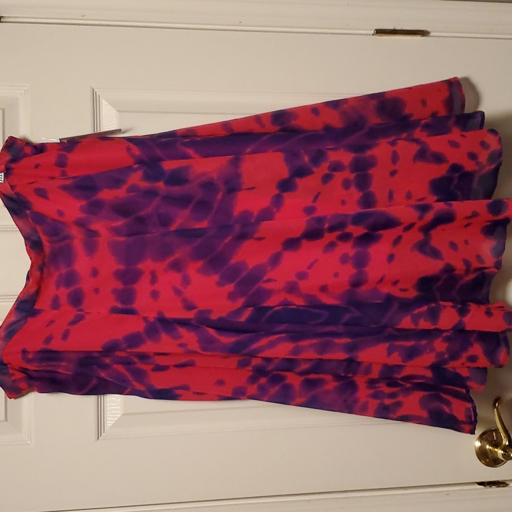 Tease Tie Dye Chiffon Skirt